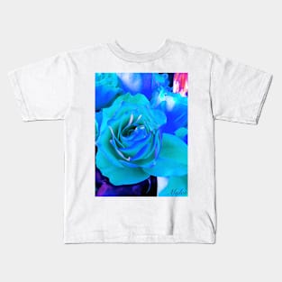 Blue Roses Kids T-Shirt